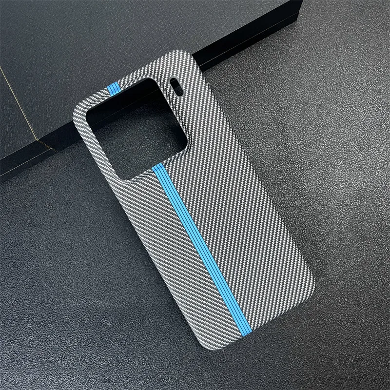 Luxury Hard Carbon Fibre Pattern Shockproof Matte Phone Case