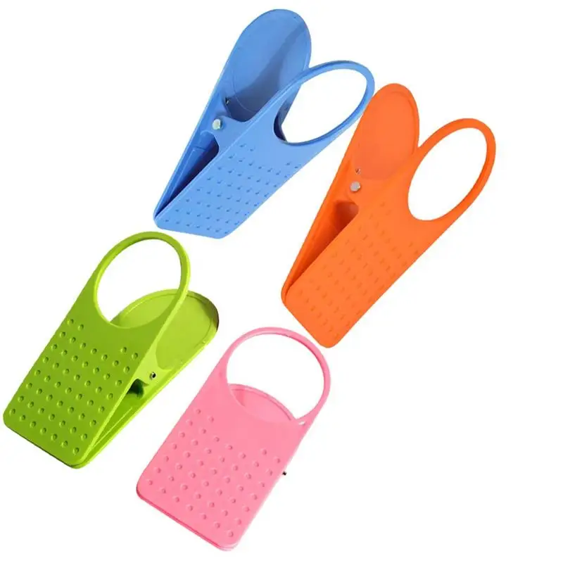 Cup Storage Holder 4pcs Beverage Cup Holder Binder Clip Desk Side Drink Clamp Desk Table Office Coffee Drink