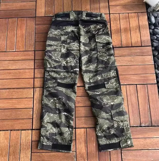 Tactical Suit Combat Uniform Outdoor Sports Training Combat Suit GEN3 Long Sleeved Green Tiger Spot Camouflage Clothing