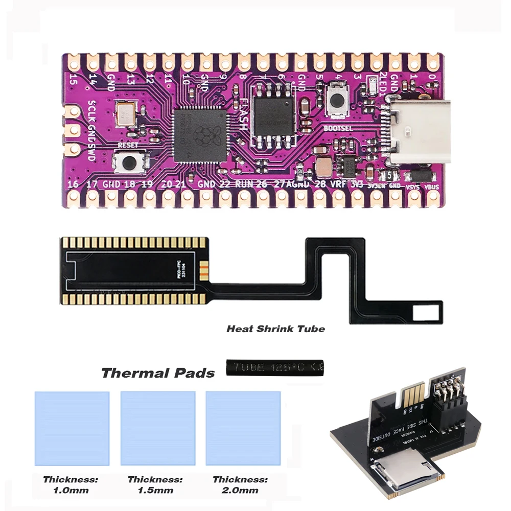 BiFunx Raspberry Pi Pico Kit For NGC Picoboot Flex Cable With SD2SP2 Pro Adapter GC2SD For NGC Game Console DOL-001