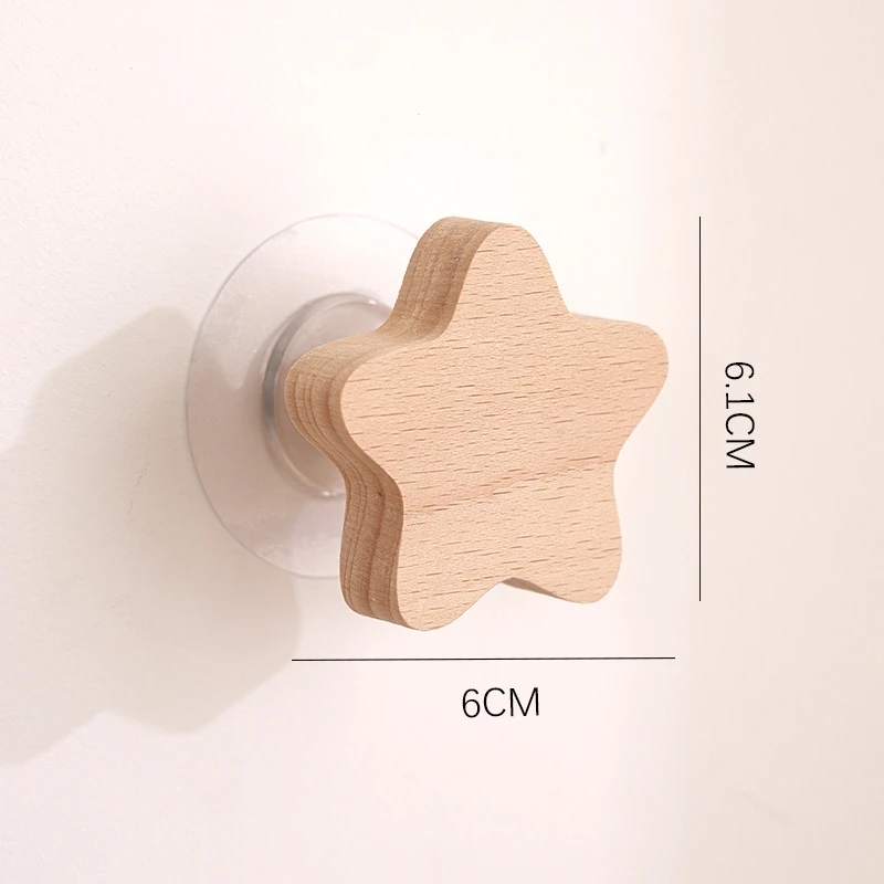Animal-Shaped Wooden Wall Hook for Cute Room and Home Decor