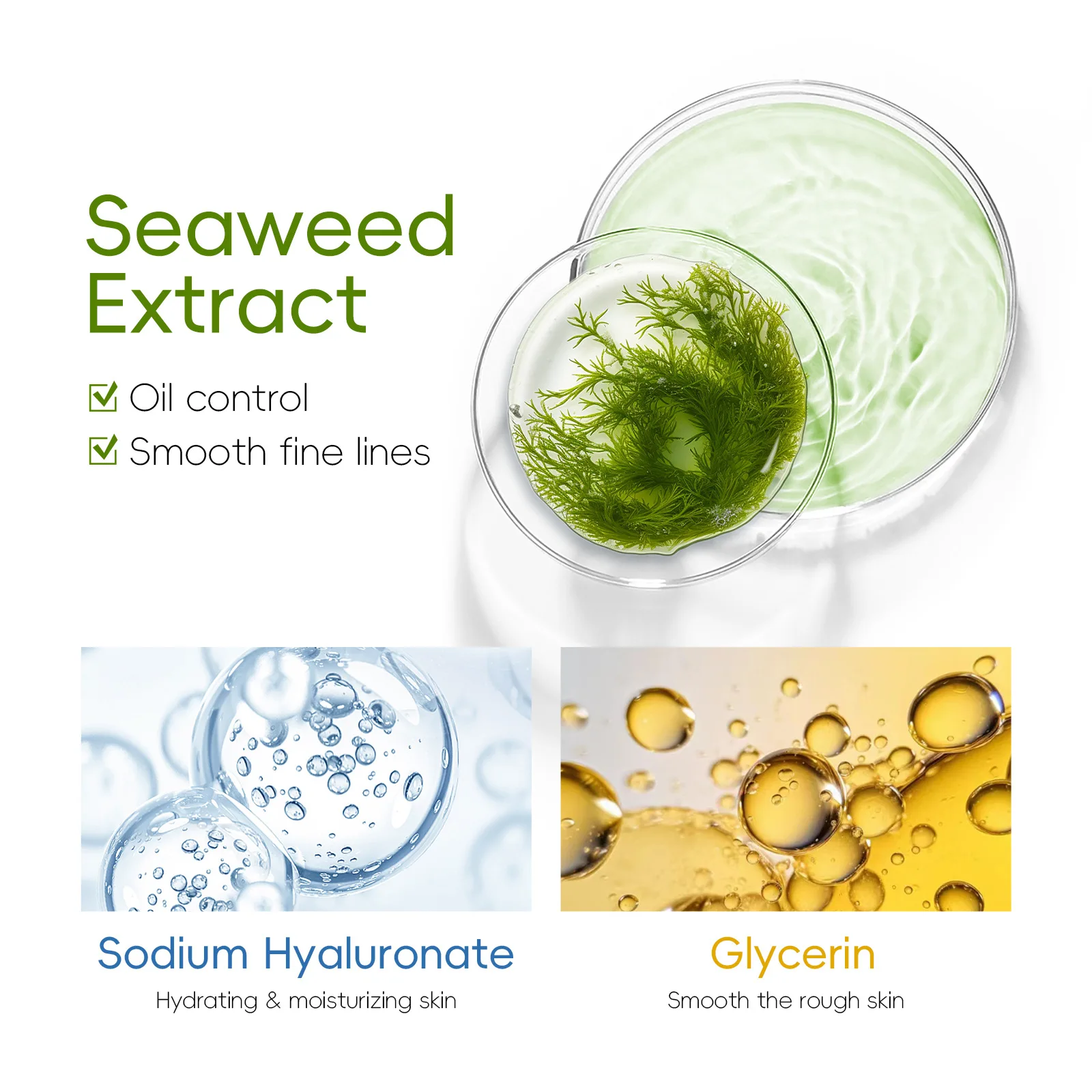 15pcs Bagged Seaweed Matcha Cherry Blossoms Moisturizing Essence Sleeping Face Mask Face Cream Anti Aging Hydrating Skin Care