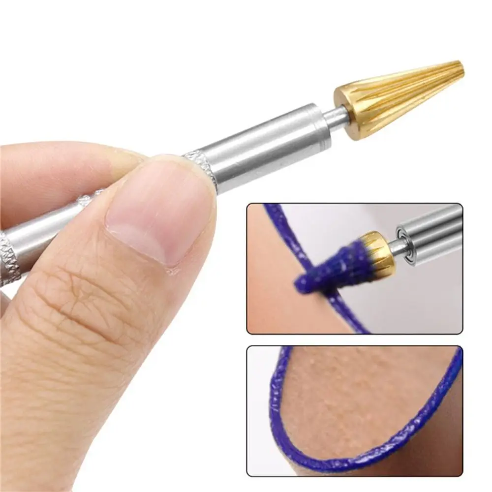 Leather Tools Leather Craft Tools Leather Edge Oil Painting Pen Top Edge Dye Paint Roller Pen Applicator Speedy With 2 Head Craft Tool