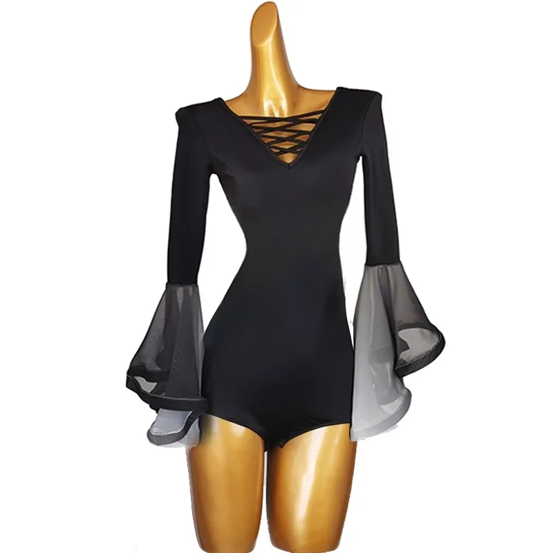 

Clothing for Girls Dresses Prom Dance Wear Women Solid Color Sexy Ballroom Dress Stage 2024 Competition Modern Suit Woman's Tops