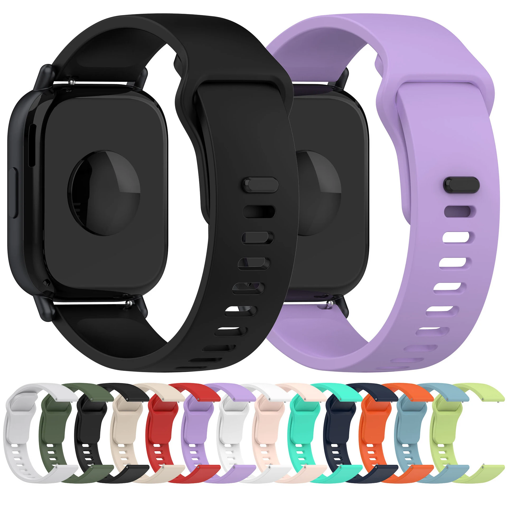 Silicone Sports Strap - 22mm Band Bracelet