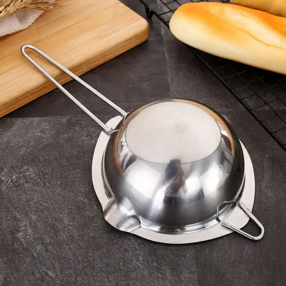 Chocolate Melt Pot Cheese Butter Baking Tools Stainless Steel Butter Melting Bowl Water Heating Container Kitchen Cookware #