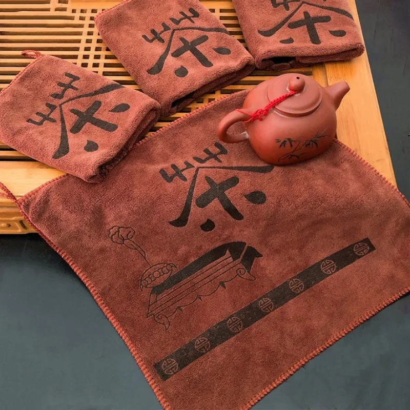 Microfiber Towel Cotton Towel Hand Towel Microfiber Hand Towel Bamboo Hand Towel Strong Absorbent Blended Fabric Small Square Towel Tea Set Coffee Cup Bar Holiday Furniture Kitchen Cleaning Car Beauty Towel