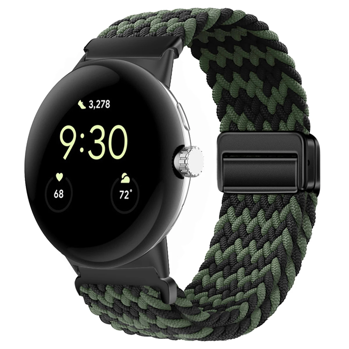 Nylon Braided Magnetic Wristband Bracelet - Universal Fit
