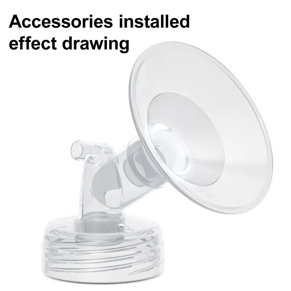 Breast Pump Accessories Silicone Breast Milk Pump Flange Inserts Breast Shield Converter Wearable Pump Replacement Parts 13mm-24mm