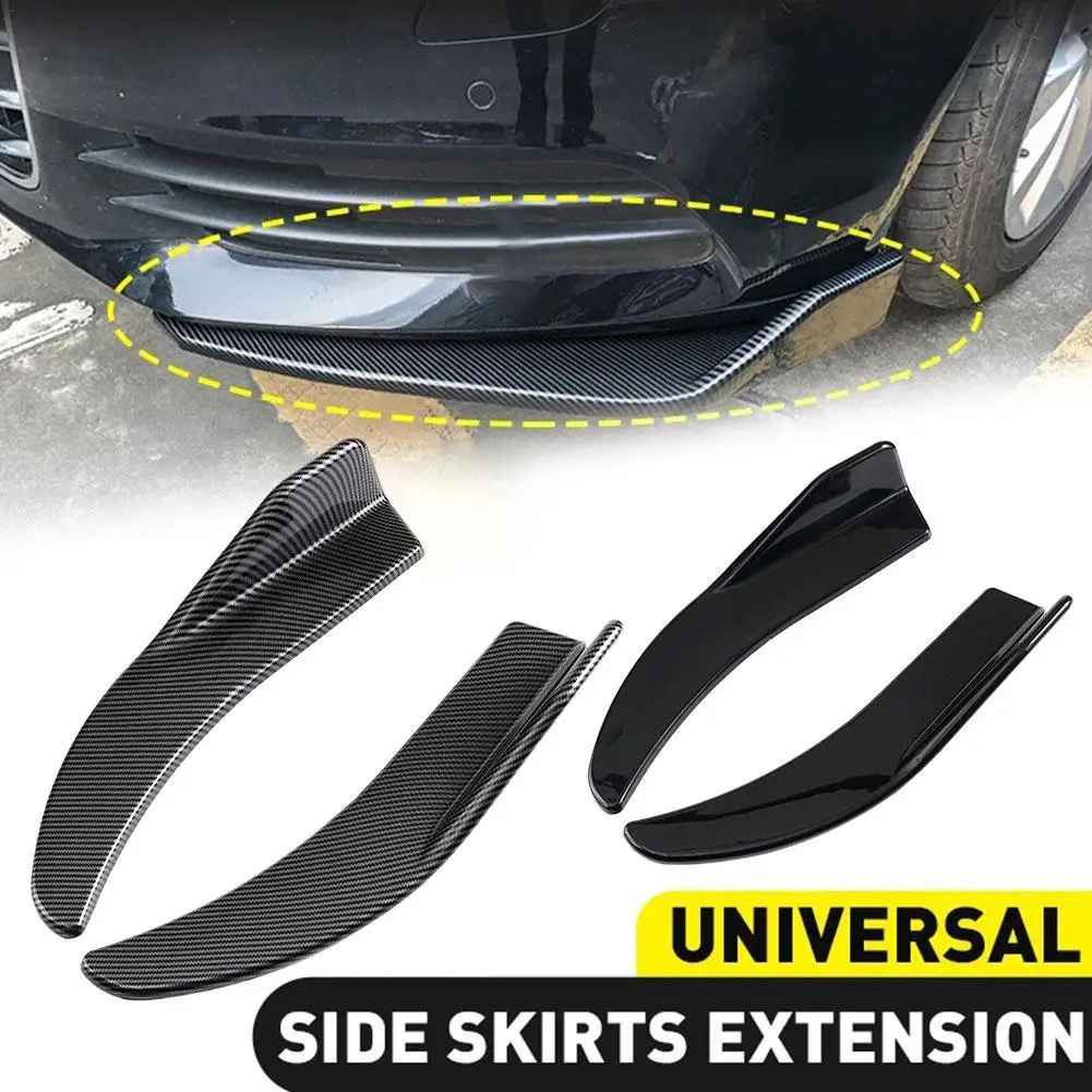 

Front And Rear Air Deflectors Car Bumper Spoiler Front / Rear Lip Anti-collision For BMW Mercedes Audi Universal Car