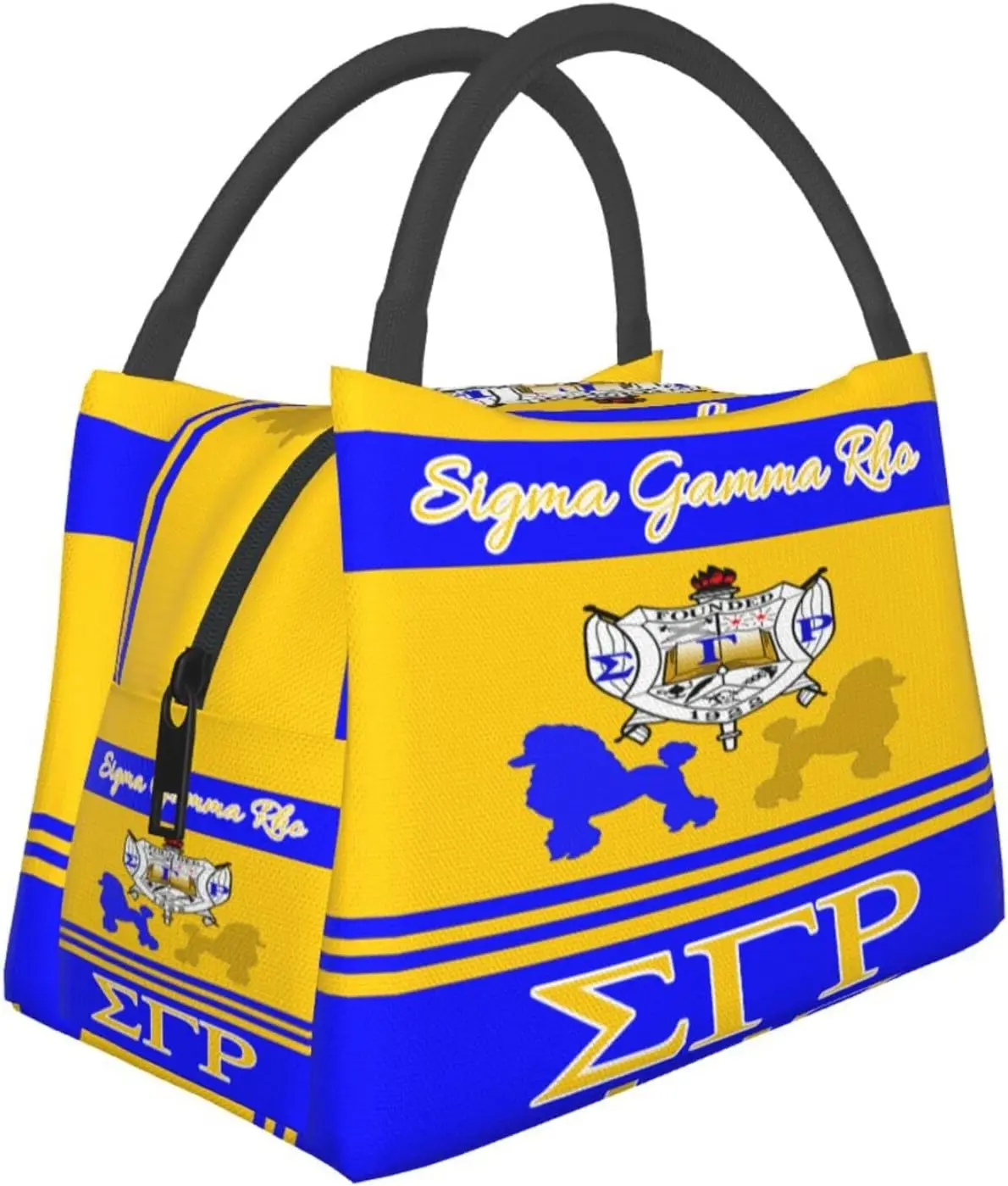 

Sigma Gamma Rho Lunch Bag Reusable Insulated Lunch Bag Portable Leak-Proof Large-Capacity Picnic Travel Work Lunch Bag