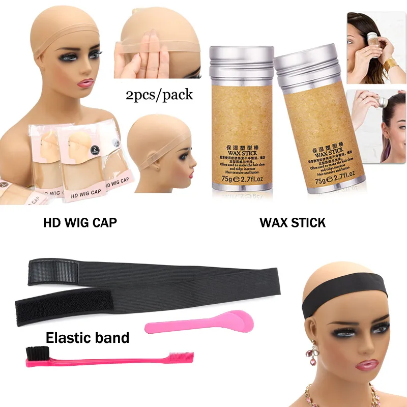 Wig Installation Kit Set With Everything 12Pcs Hair Mousse Lace Tint Spray  Lace Wig Glue Hair Wax Stick Edge Control Wig Band AliExpress 200165144