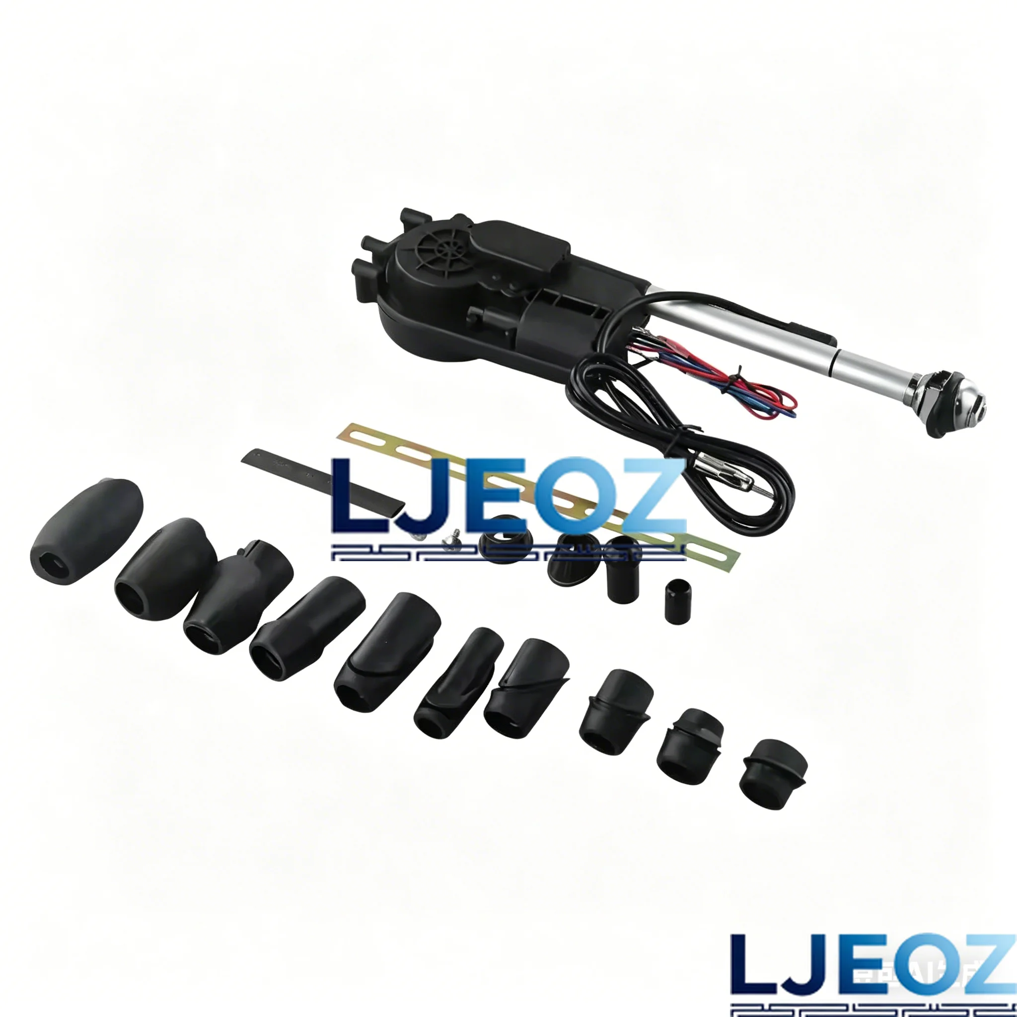 12V AM FM 송신기 공중 전기 안테나 자동 텔레스코픽 메르세데스/W140/W126/W124/W201 자동차 액세서리
