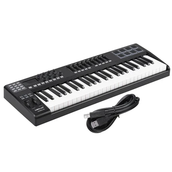 WORLDE PANDA49 Edu Pack | 49Key+8RGB MIDI Keyboard | iOS/Android/Win/macOS Cross-Platform Music Teaching System