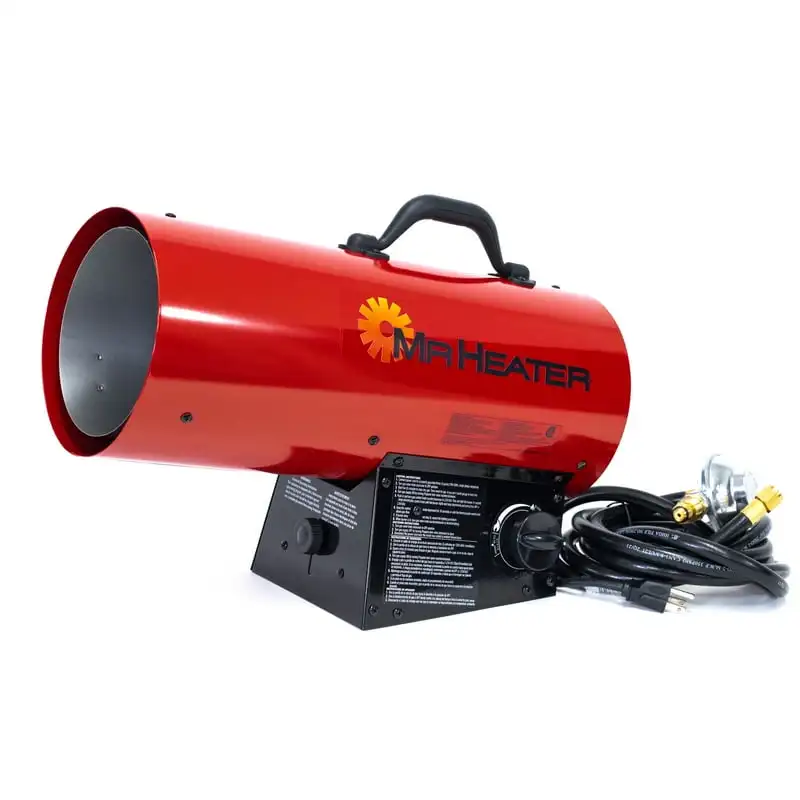 

MH60CFAV Portable Outdoor 60,000 BTU Forced Air Propane Shop Heater