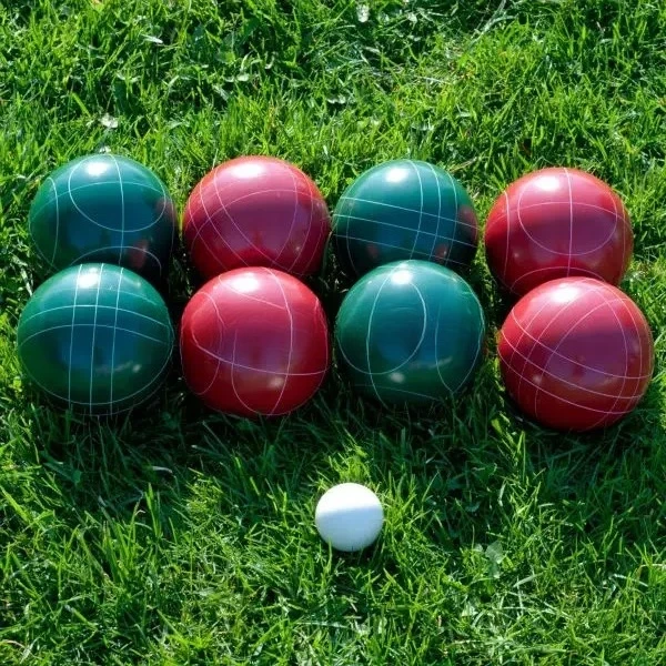 Bocce Ball Set with Easy Carrying Bag 107mm Bocce Ball Set Lawn Bowls Lawn Bowling