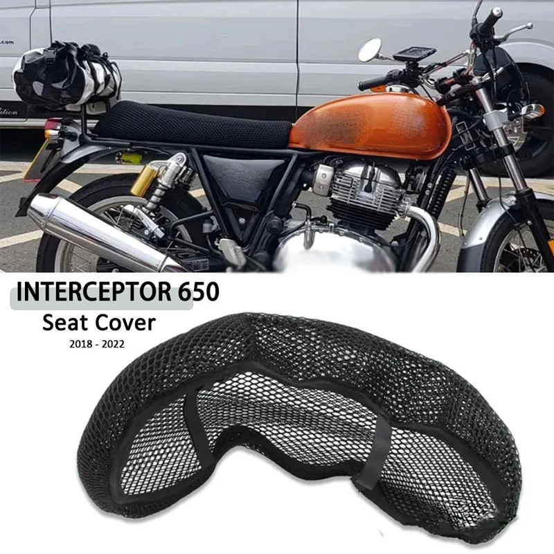 2018-2022 Sedile Cuscino Antiscivolo Interceptor 650 Accessori Coprisedile Moto Per Royal Enfield Interceptor 650