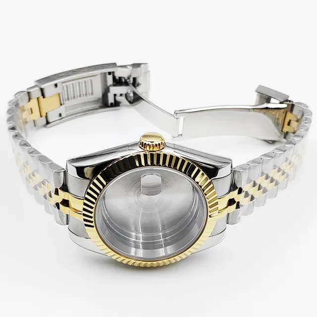 Cassa Per Orologio Da 39 Mm, Vetro Zaffiro, Per Movimento Al Quarzo Vk63 Nero~p143693541 - Foto 6