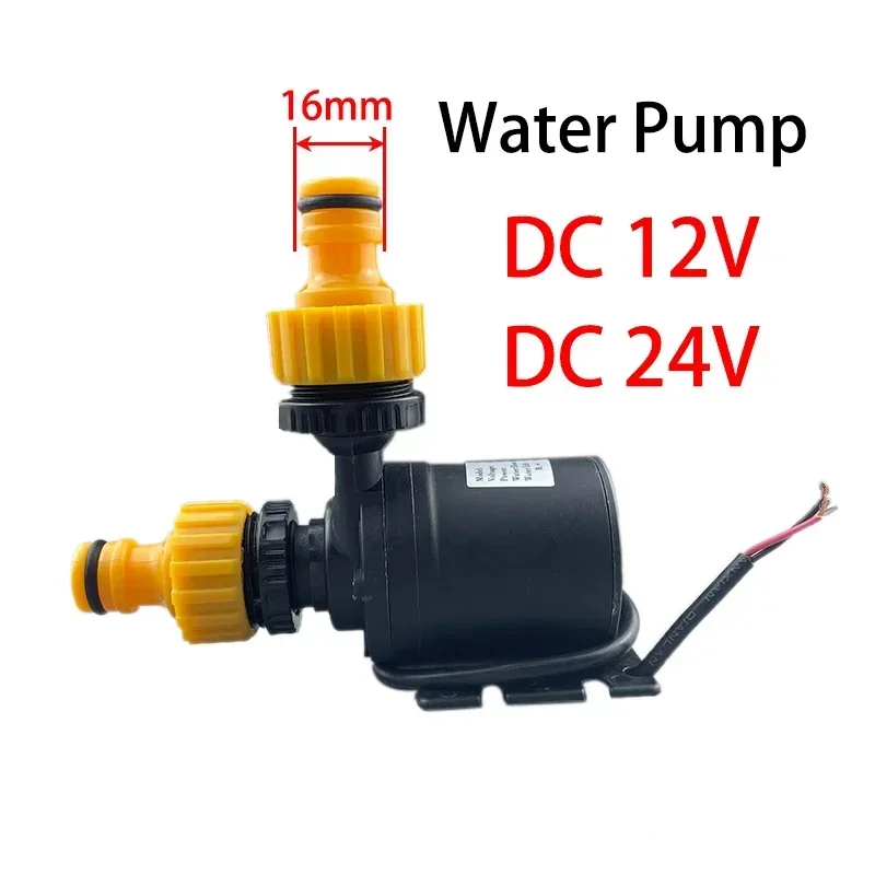 

Ultra-quiet DC 12V 24V Home 800L/H Portable Brushless Motor Submersible Water Pump 5M for Cooling System Fountains Heater Mini