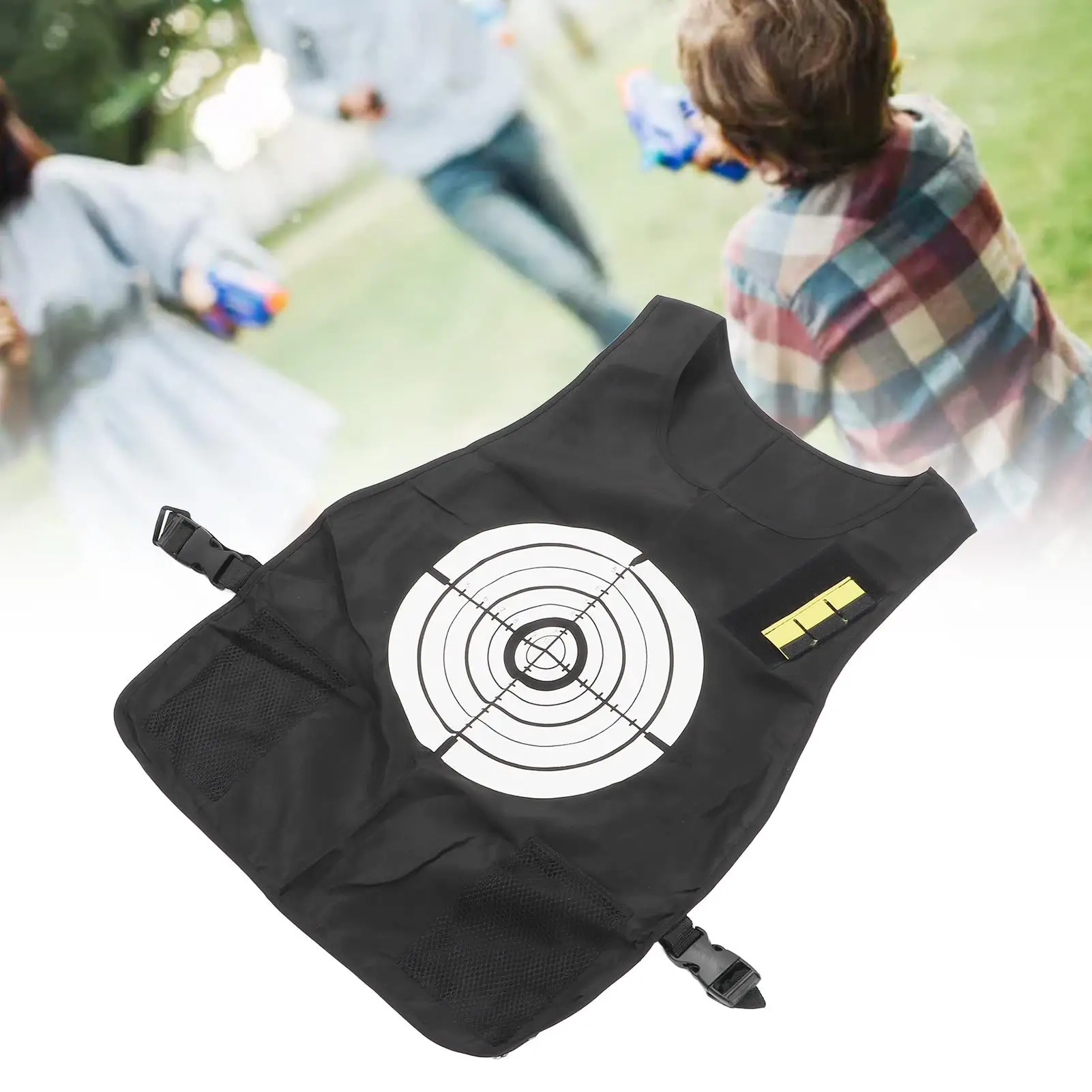 Water Activated Target Vest for Fun Water Fights &ndash; Comfortable Elastic Side Strap for Pool Parties & swimming Games