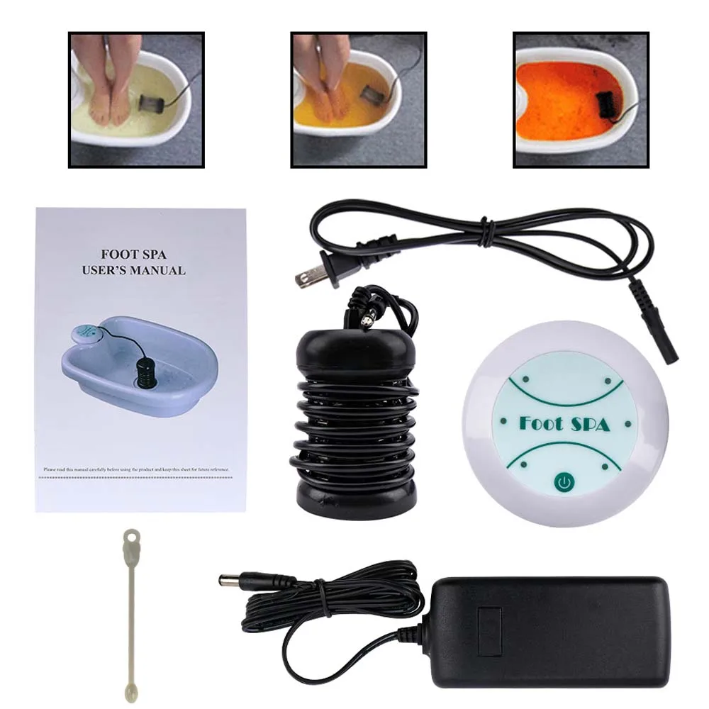 New Foot Detox Ionic Spa Machine Ionic Detoxifier Mini Foot Bath Without Basin For Home Use Massage To Relax Foot Massage