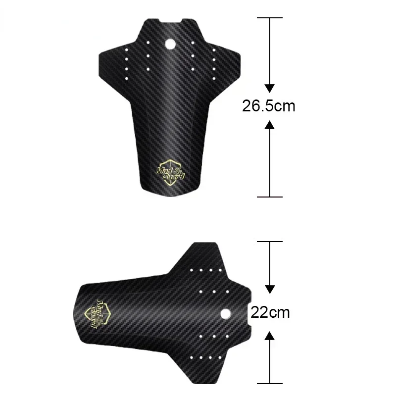 1Pair Bicycle Fender Cycling Accessories Road Bike Carbon Fiber Mountain Bike MTB Mud Guards