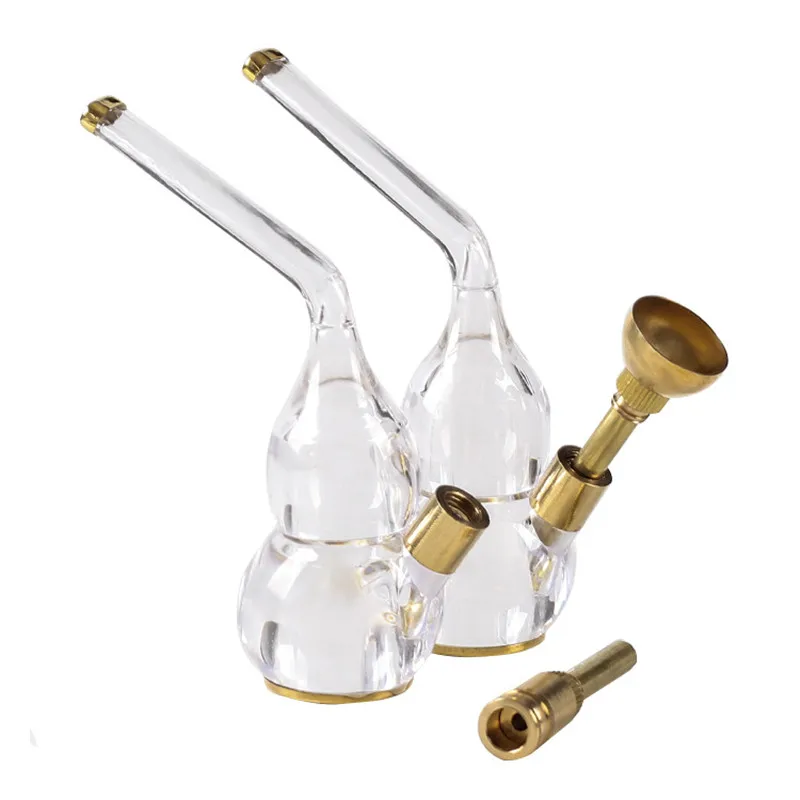Dual Cigarette Tobacco Smoking Pipe Water Filter Hookah