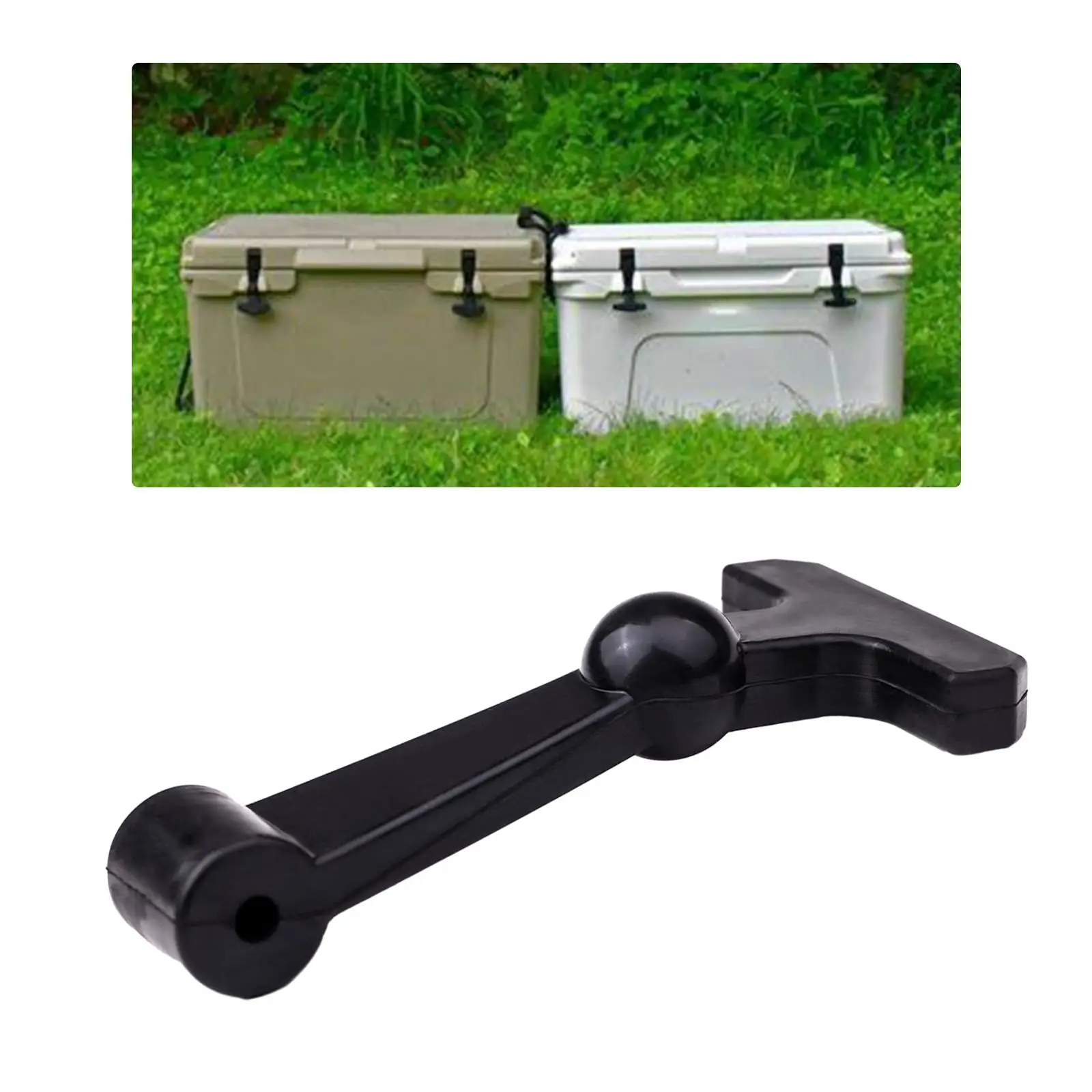 Cooler Lid Latch,Catch Ball T Handle Spare Parts, Easy Install Hard Cooler Latch