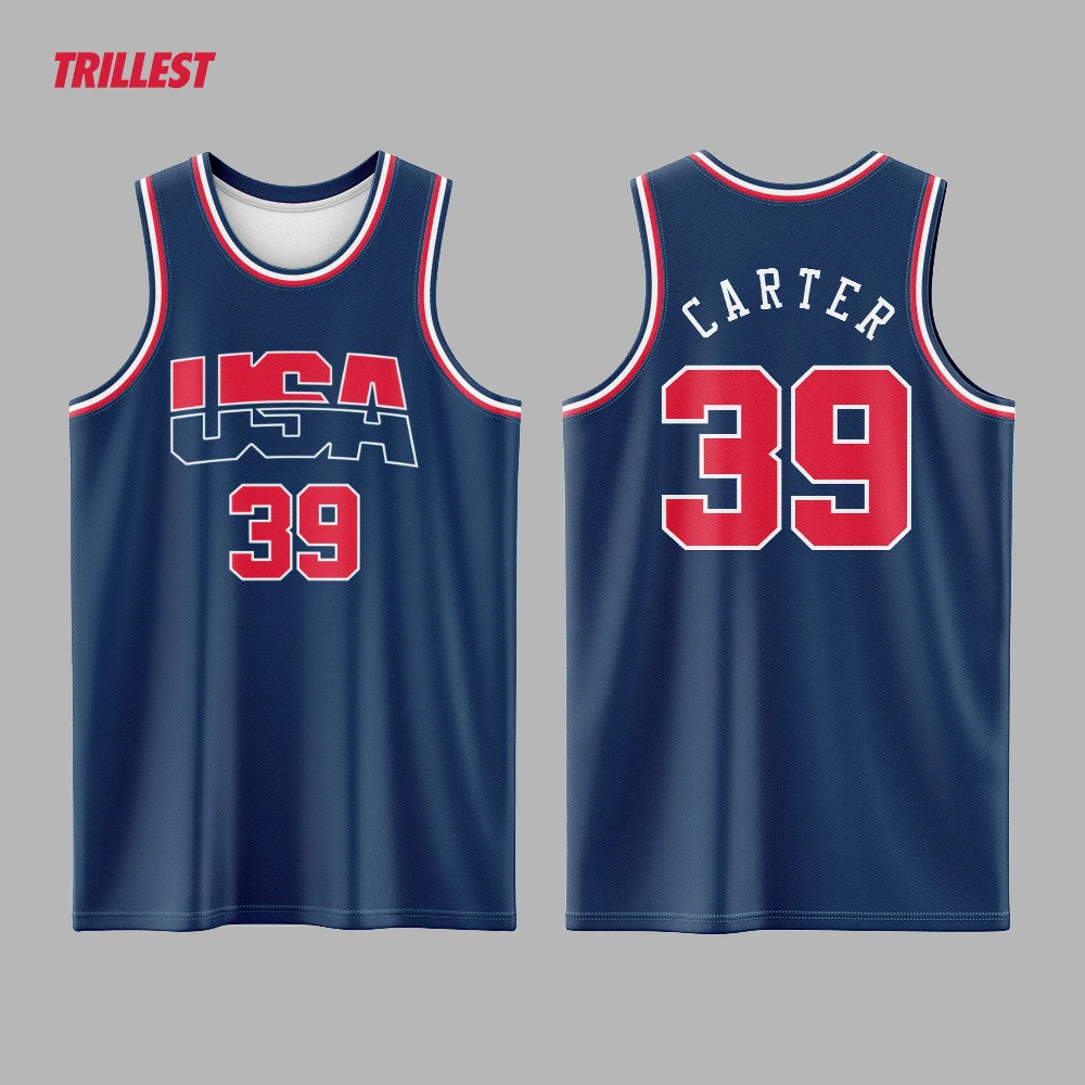 Trillest R.I.P. 39th USA President Jimmy Carter Anniversary Edition Basketball Jersey Men's Women's Youth Sizes Available