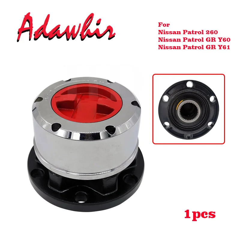 

Manual Free Wheeling Hubs for Nissan Patrol Y60 Y61 Free Wheel Locking Hubs B021HP AVM445HP