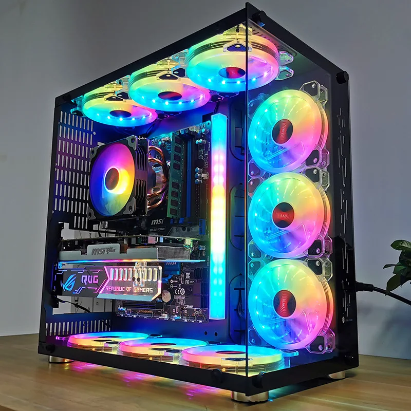 

Кулер для ПК с RGB-подсветкой, 120 мм, 12 В
