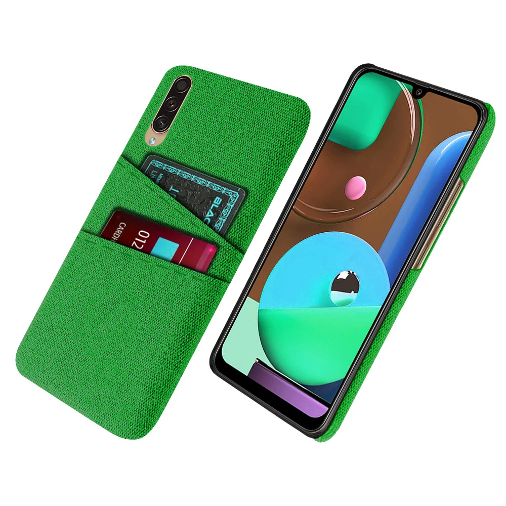 A50 Per Samsung Galaxy A50 A50S A30S Case Luxury Fabric Dual Card Phone Cover Per Samsung A 50 A 50 30 S Fundas Protettive Coque