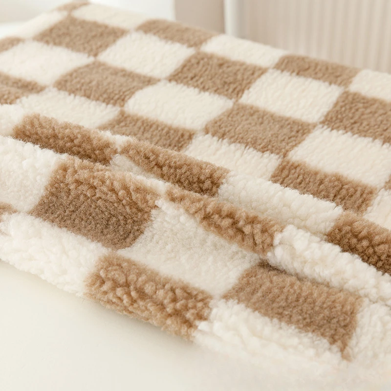 Checkerboard Cushion Living Room Dining Table Bedroom Chair Cushion Winter Thickened Student Cushion Non-slip Cushion 4