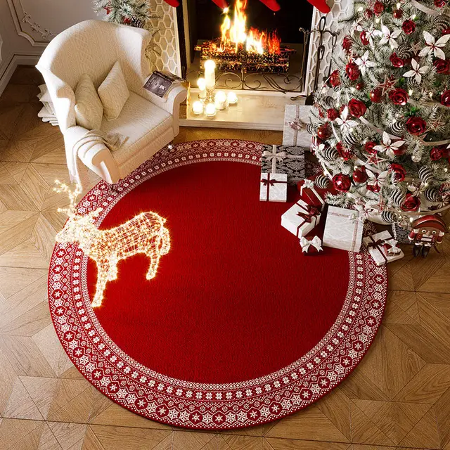 vintageラグ カーペット マルチカバー、クリスマス、クリスマスツリー328 vintageラグ カーペット マルチカバー、クリスマス、クリスマス