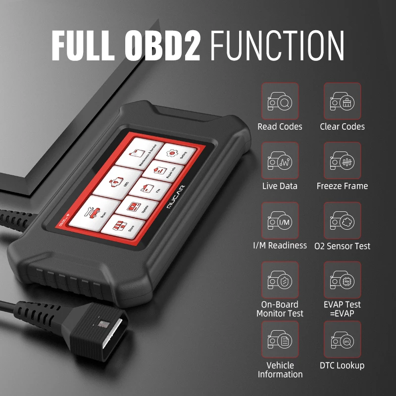 MUCAR CS90 ECM 시스템 자동차 OBD2 진단 도구, 자동차 OBD 스캐너, 오일 EPB BAT SAS ABS DPF AT 에어백 28 리셋, 무료 업데이트