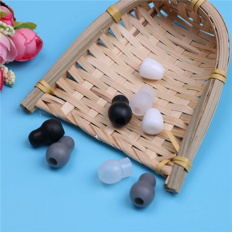 Lot de 10 embouts auriculaires souples et réutilisables en silicone pour stéthoscope Littmann_voghion.com