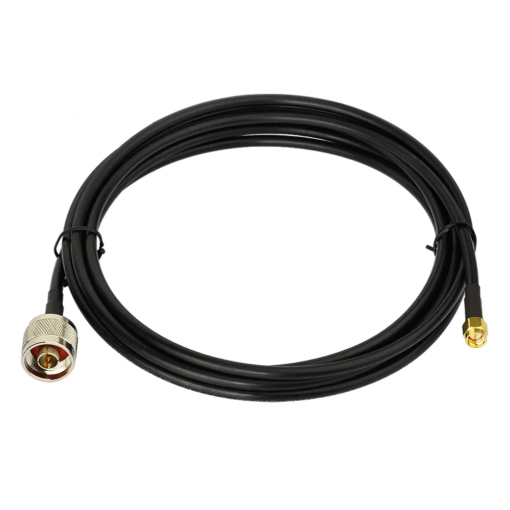 SMA Plug to N Male Straight RF Coaxial Cable for Electronics