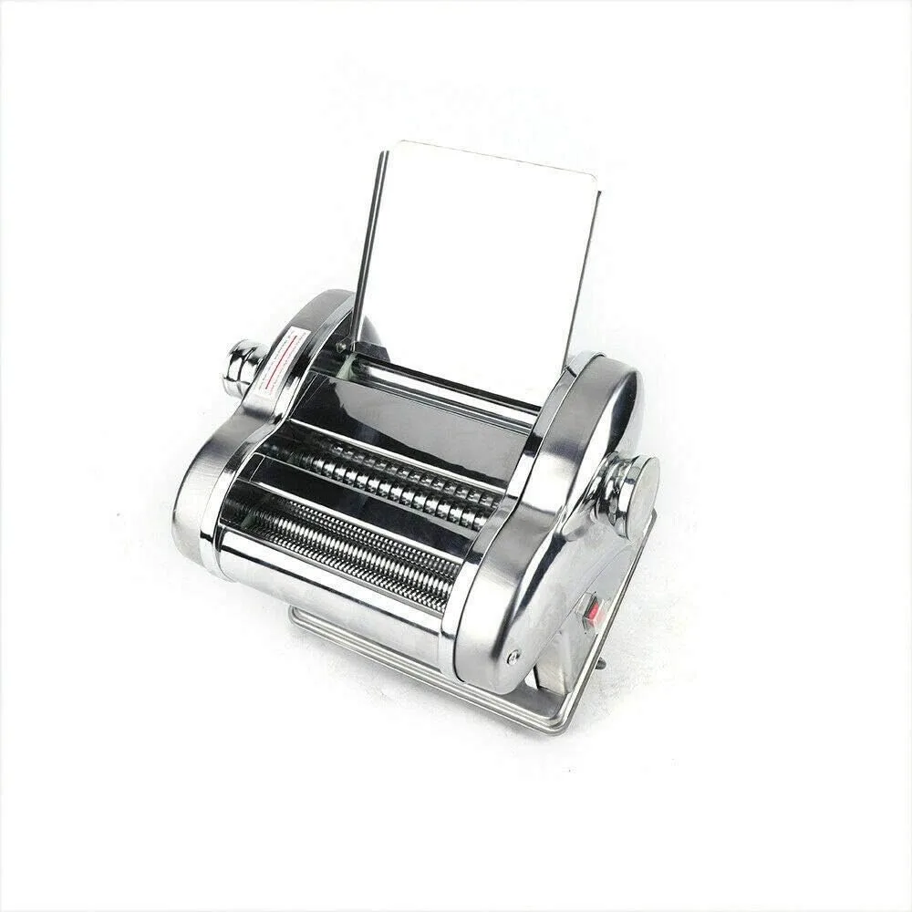 Pasta Maker Machine Manual 6-Speed Adjustable Thickness Settings Roller Pasta Noodles Maker, 135W  Electric Noodle Machine 6