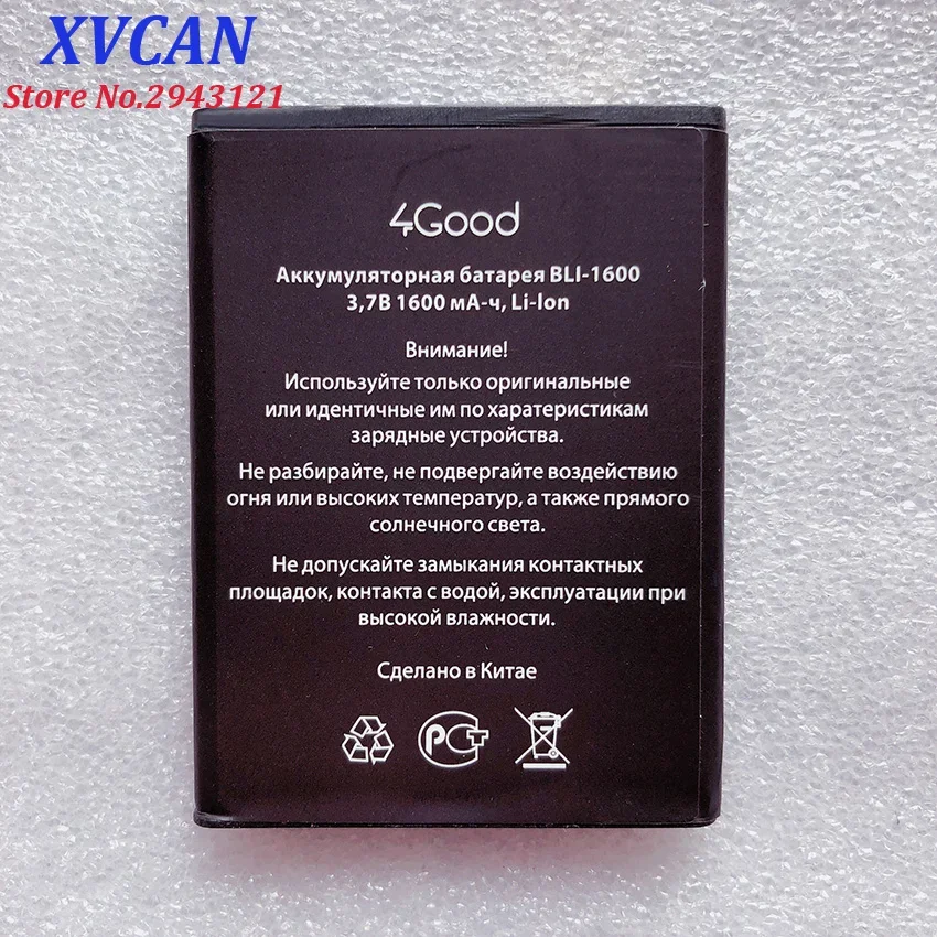 

2019 High Quality BLI-1600 Battery For 4GOOD BLI 1600 Li-ion 1600mAh Mobile Phone Bateria Batterie Baterij In Stock