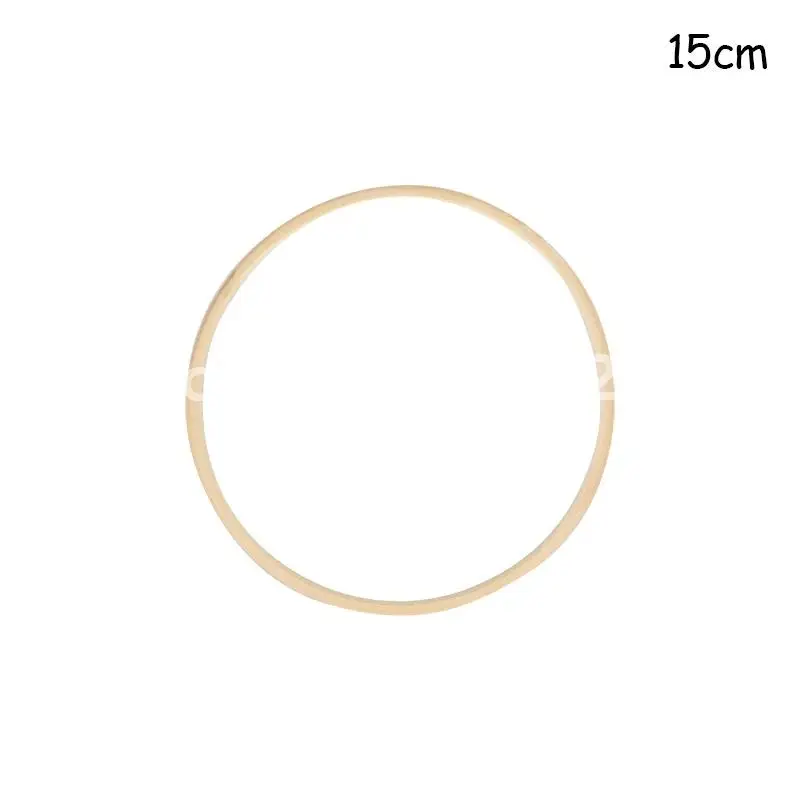 

DIY Art Craft Cross Stitch Tools Wooden Bamboo Circle Embroidery Hoop Wind Chime Flower Wreath Hanging Home PCS Catcher Ring