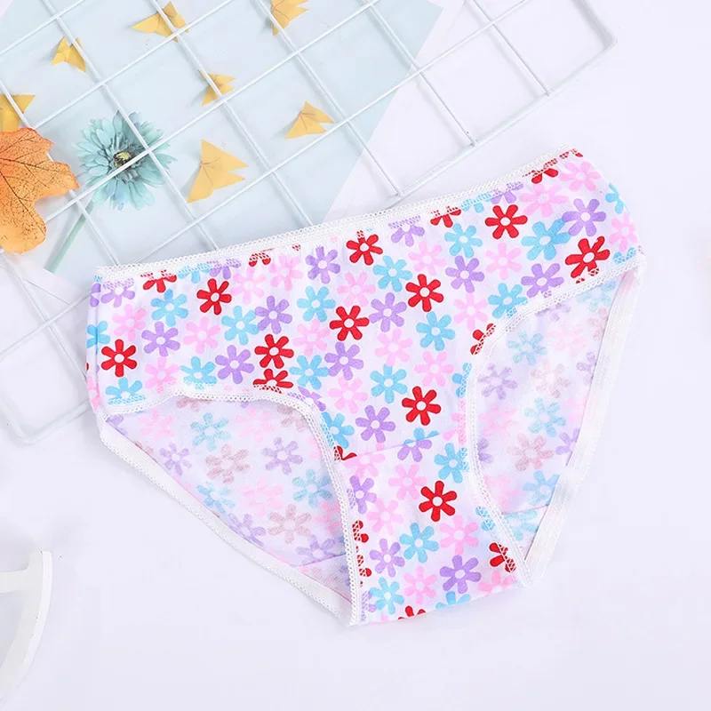 5pcs/Lot Baby Kids Girls Underwear Briefs Panties Colorful