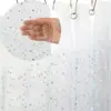 Star Printed Shower Curtain Liner 72Wx72H Inch PEVA Premium Light Weight Iridescent Star Glitter Water Repellent Transparent 1