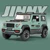 1:18 SUZUKI Jimny Off-Road Alloy Car Diecasts & Toy Vehicles Car Model Wheel Steering Sound and light Car Toys Gifts 5
