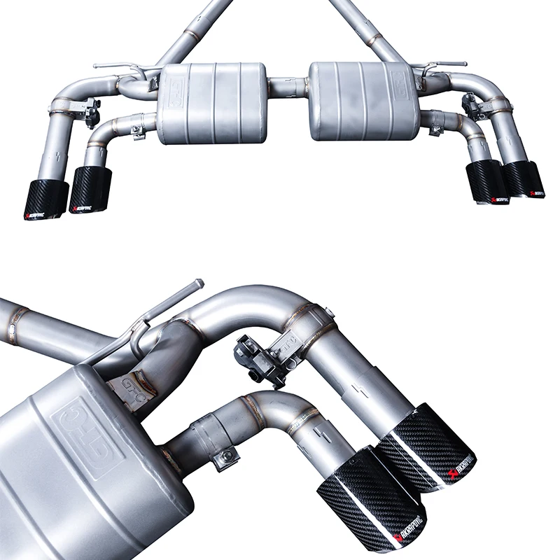 For BMW G30 540I G38 540LI B58 2.0T Exhaust System Stainless Steel Performance Dual Muffler Valve Exhaust Pipe