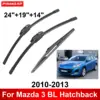 1/2/3/4/6PCS Car Wiper For Mazda 3 BL Hatchback 2010-2013 Front Rear Wiper Blades Brushes Auto Accessories 2010 2011 2012 2013 1