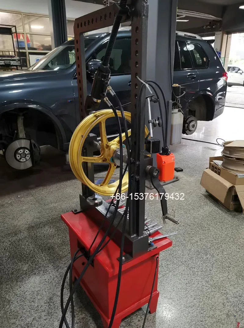 Factory Supply Motorcycle Rim Straighten Machine Match 99% Kind of Moto Wheel Rim Hub Repairing Tools Hub Straightening Machine - Image 3