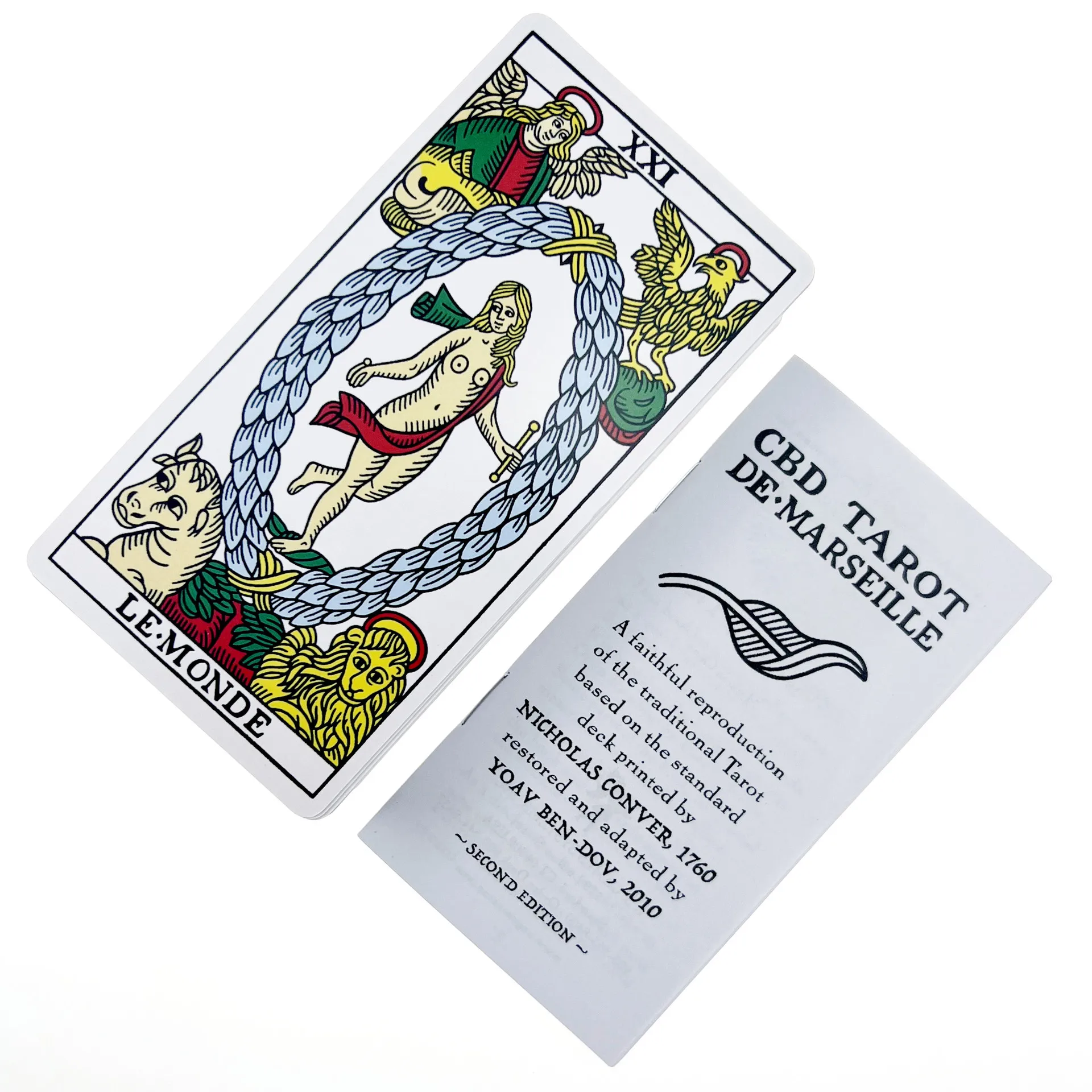 🃏 Marseille Tarot Deck – Classic 78-Card Divination Set (12x6.5cm, English Edition) 6