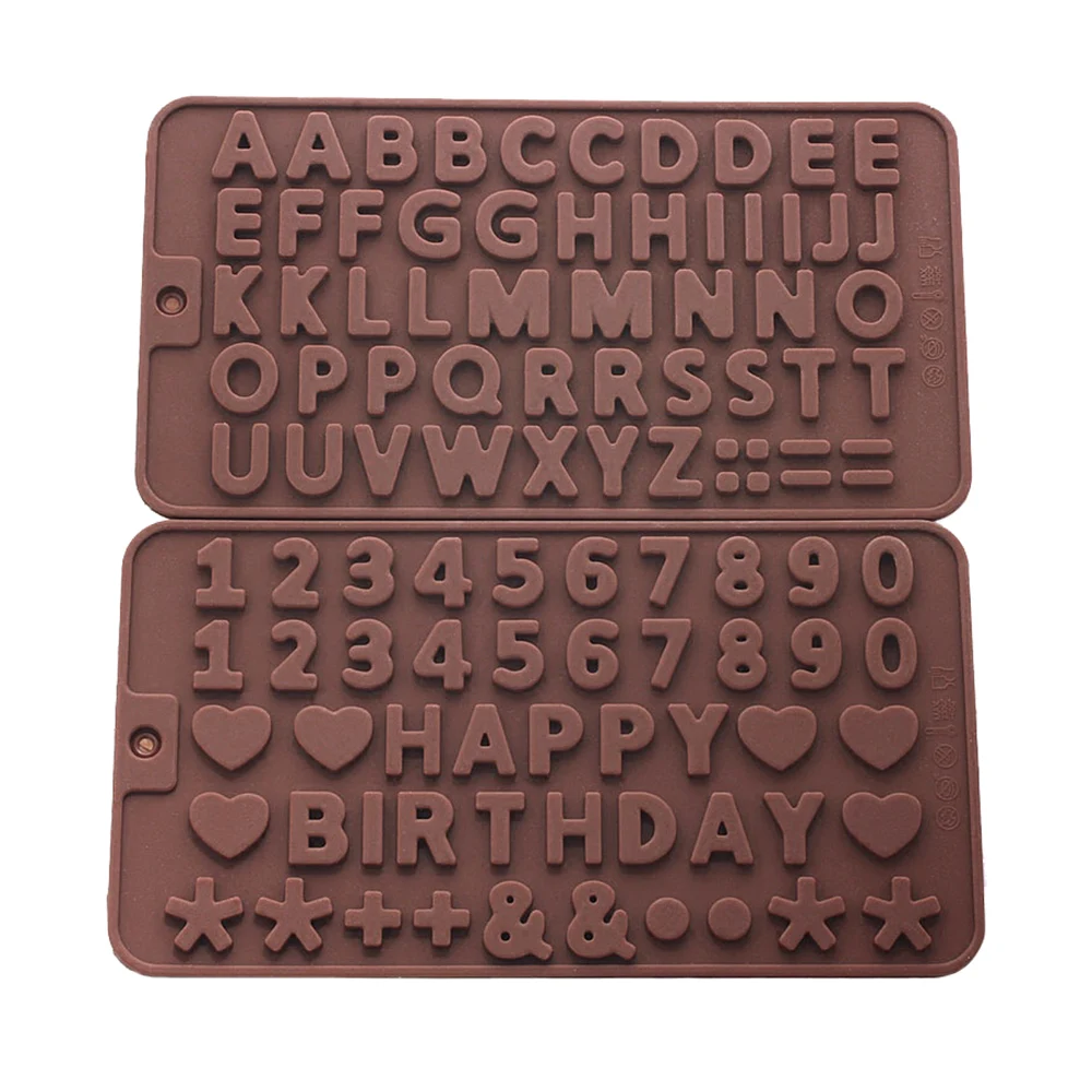 Silicone world DIY Silicone Chocolate Mold 26 Letter Number