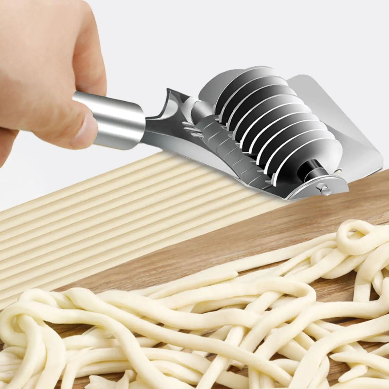Noodle Cutter Pastry Non Slip Kitchen Gadgets Pizza Noodle Lattice Roller