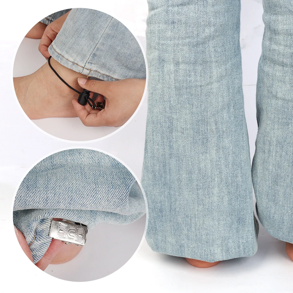 Photography Backdrop Side Clips Background Cloth Clamps 20cm Adjustable Elastic Cord Multi Functional Pants Shortening Clips photography backdrop clips
